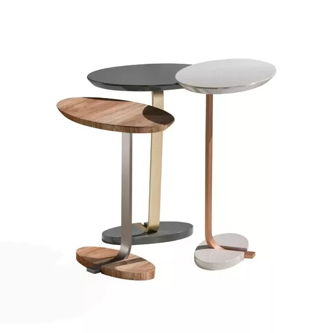 Conjunto Mesa Lateral Lif Oval