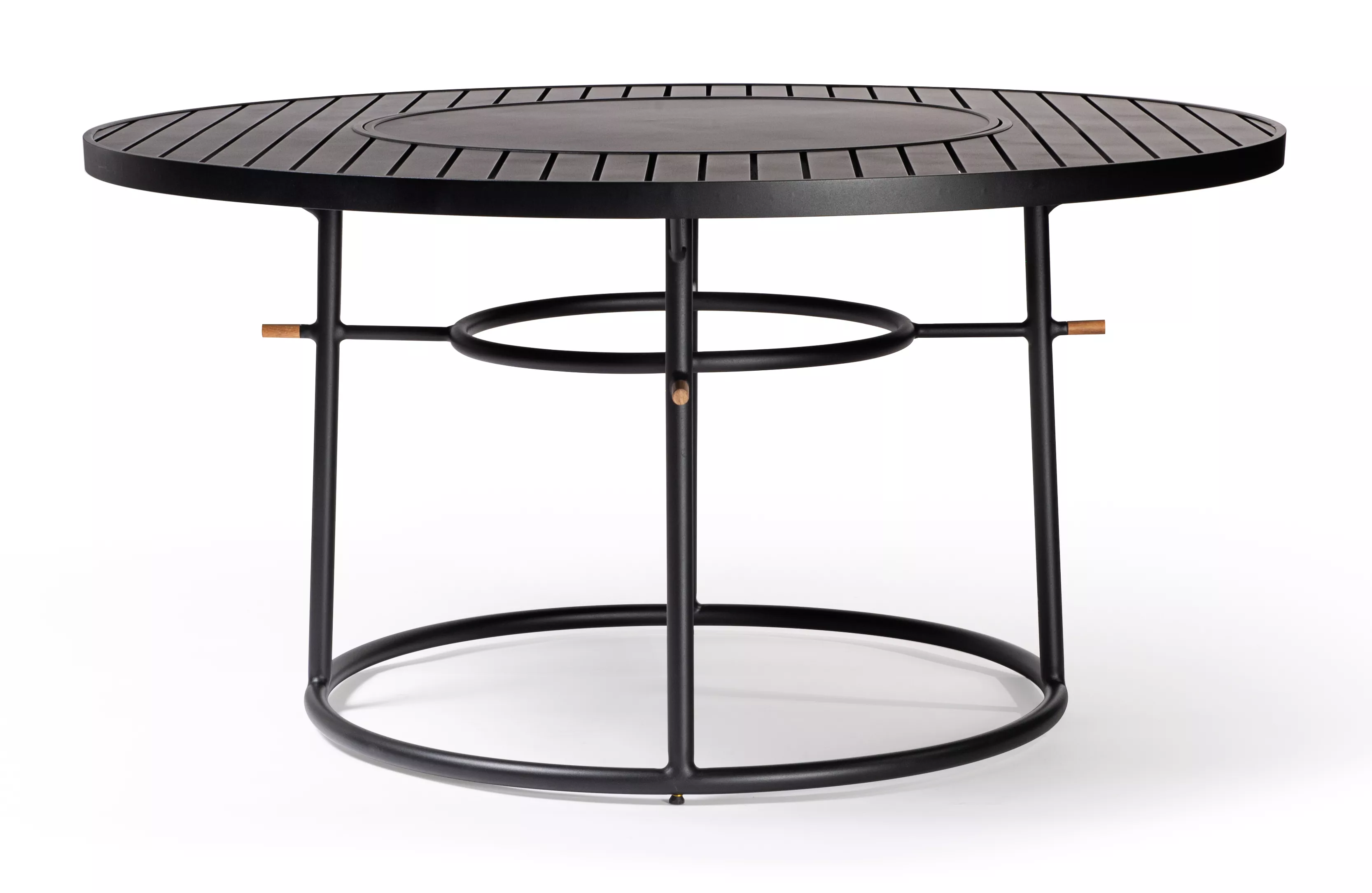 Mesa de Jantar Leme Com Prato Giratório - 6 Lugares